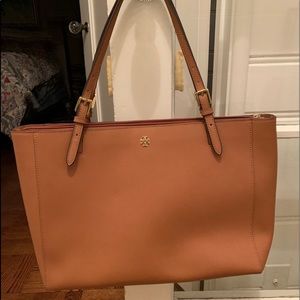 Tory Burch York Saffiano Leather Tote NEW